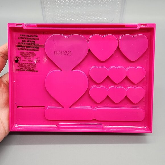 Barbie Townley Kids Cosmetic Set 38 Colors Lip Gloss Blush Eyeshadow New - Picture 5 of 5